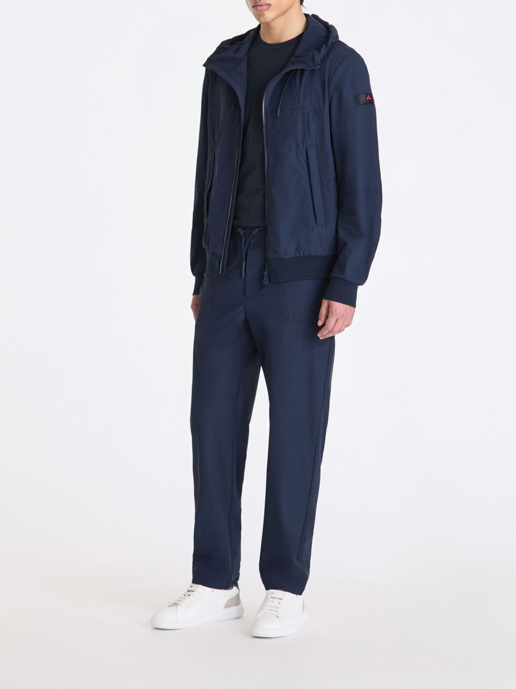 Sleek Minimalist Hybrid Hooded Jacket