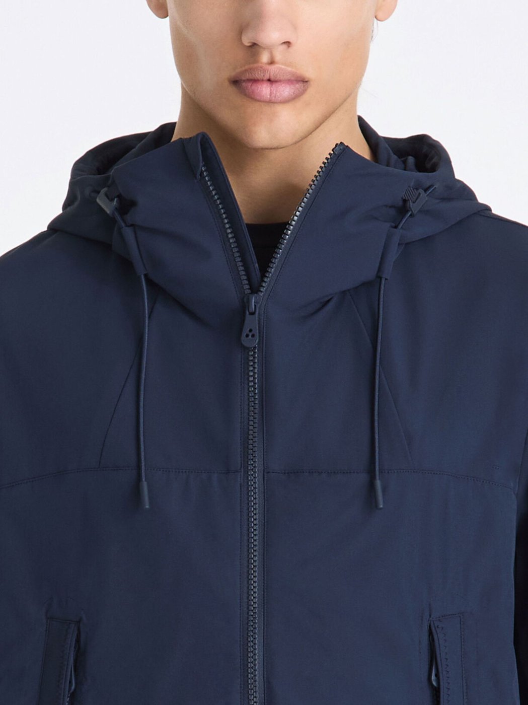 Sleek Minimalist Hybrid Hooded Jacket