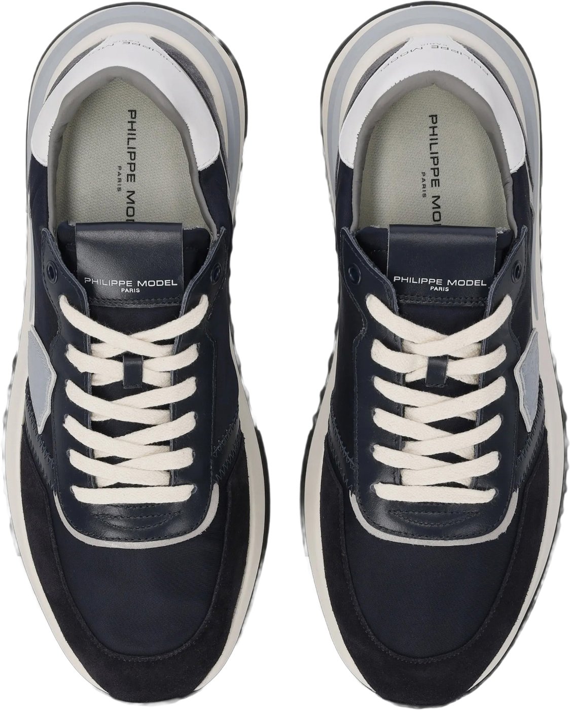 sneaker blauw wit