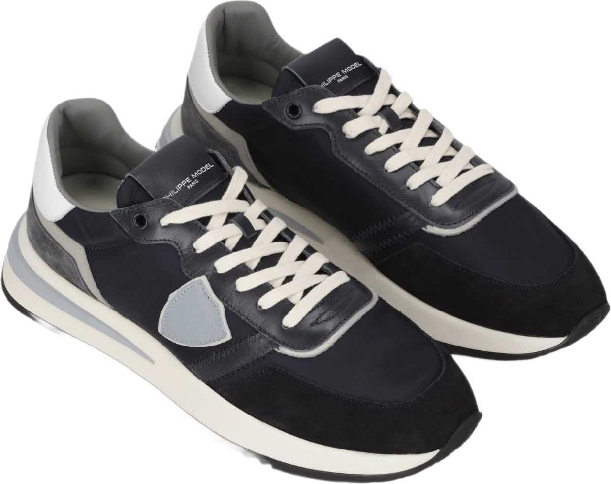 sneaker blauw wit