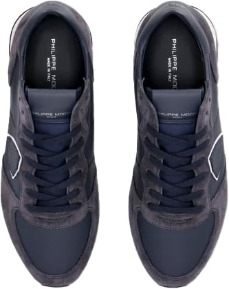 Blue sneakers