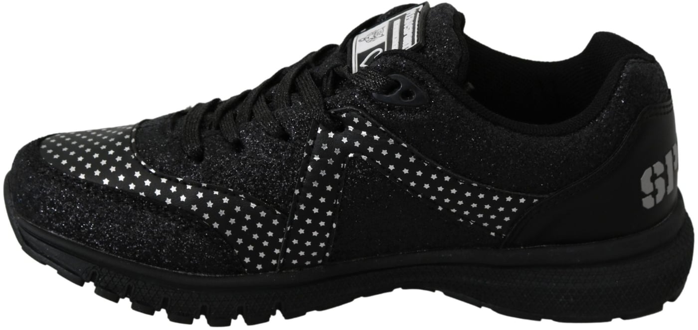 Philipp Plein Black Running Jasmines Sneakers Shoes