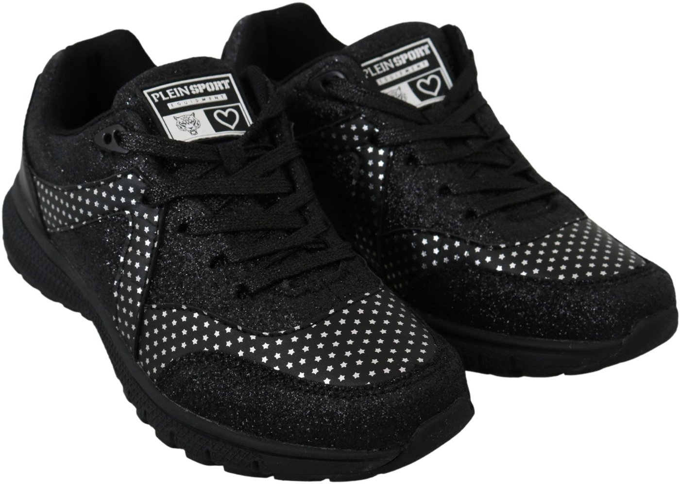Philipp Plein Black Running Jasmines Sneakers Shoes