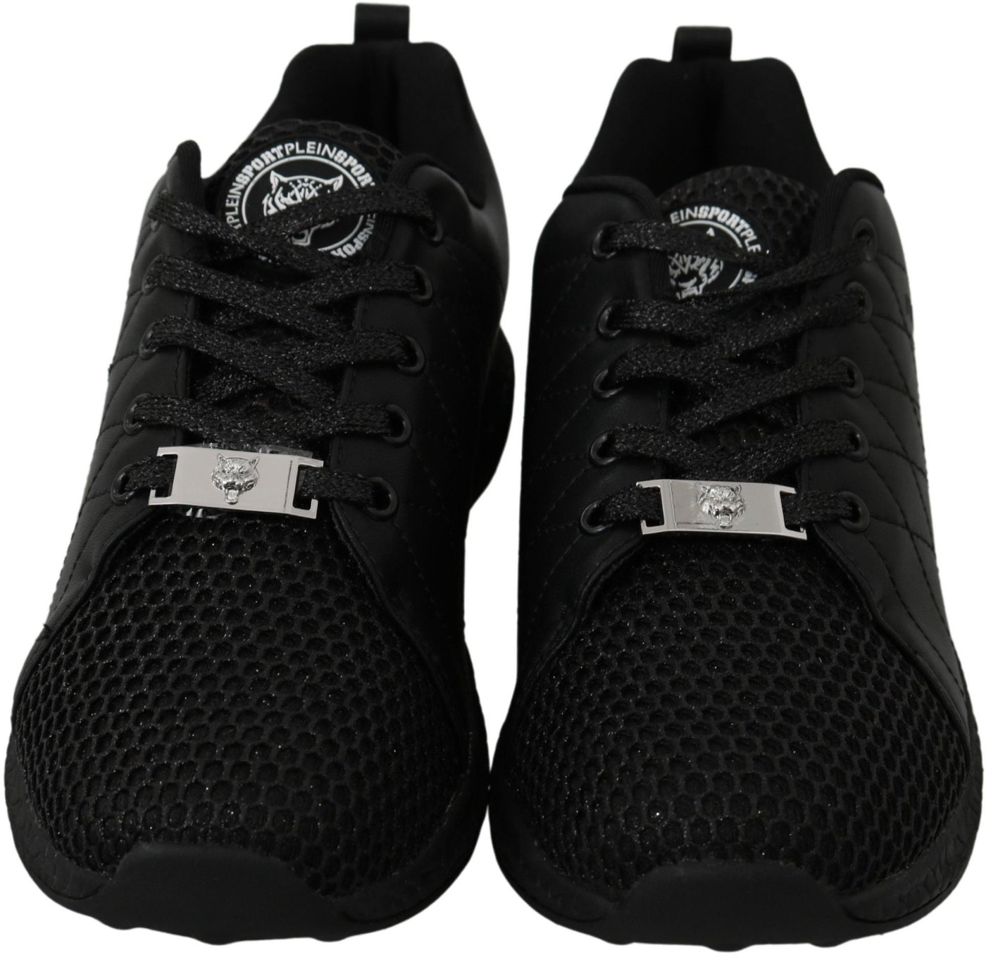 Philipp Plein Black Casual Running Sneakers Shoes