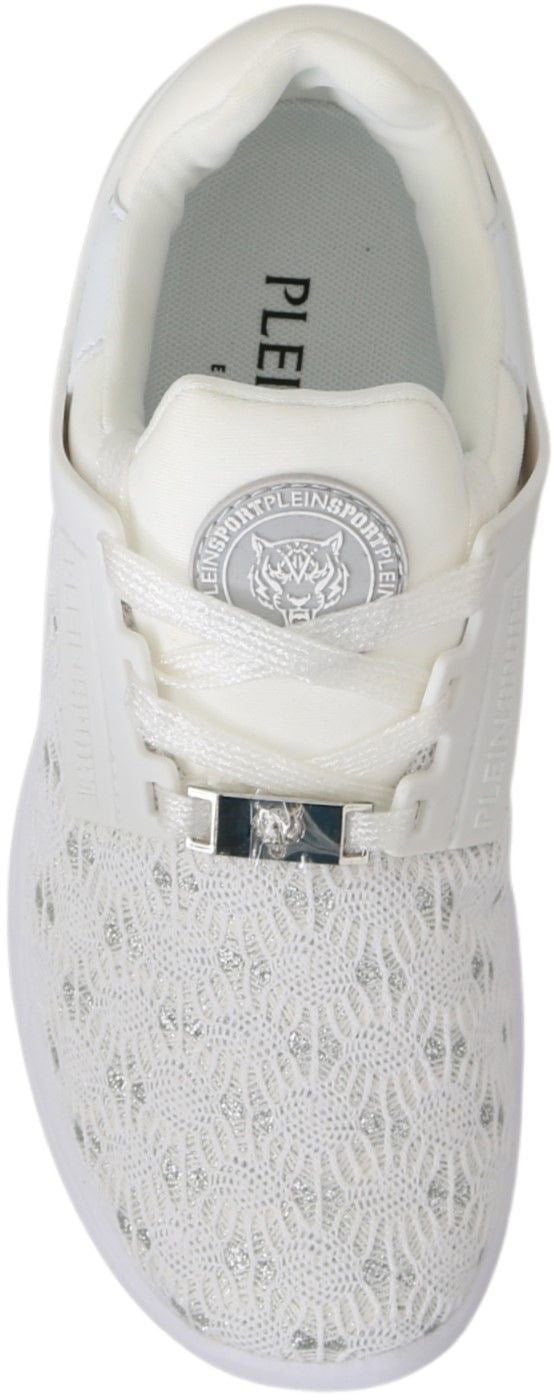 Philipp Plein White Polyester Casual Sneakers Shoes