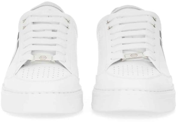 High-Quality Cow Leather Sneakers With Logo