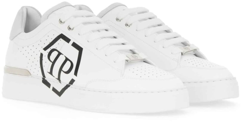 High-Quality Cow Leather Sneakers With Logo