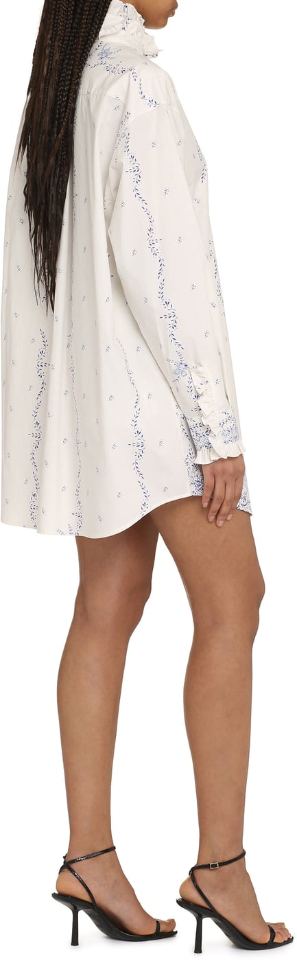 Cotton poplin shirtdress
