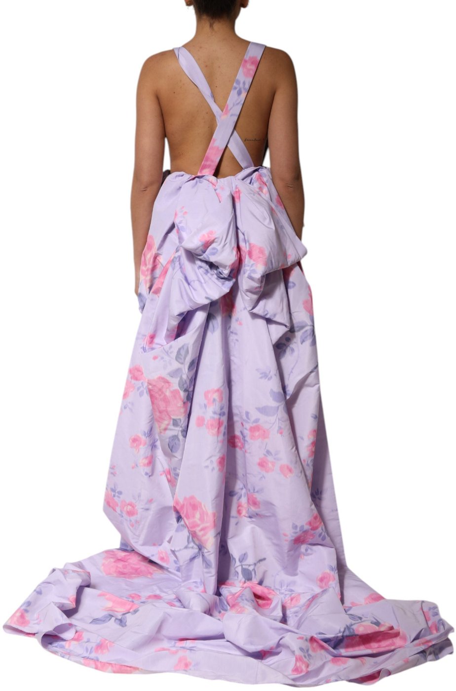 Philosophy di Lorenzo Serafini Multicolor Floral Runway Maxi Dress