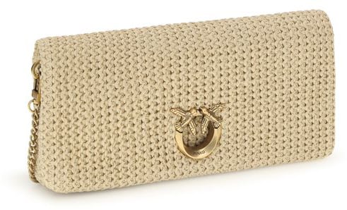 PINKO Beige Polypropylene Shoulder Bag