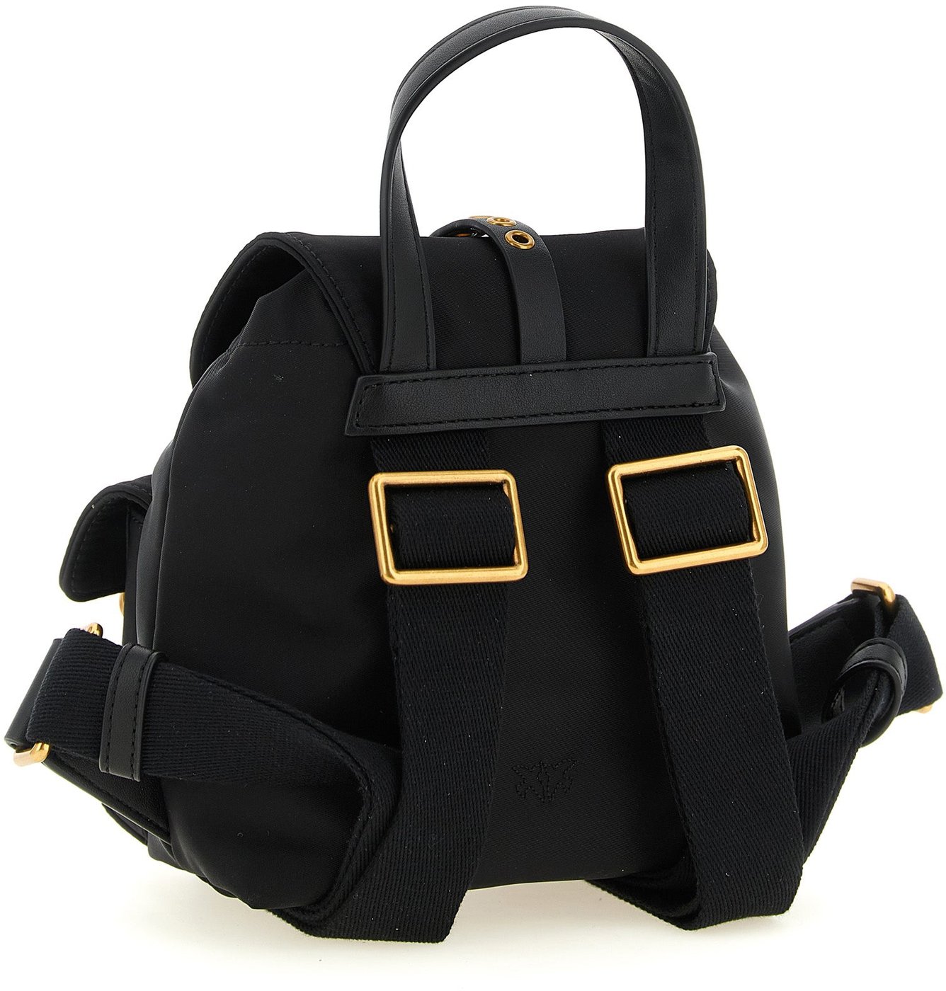 PINKO Black Polyamide Backpack