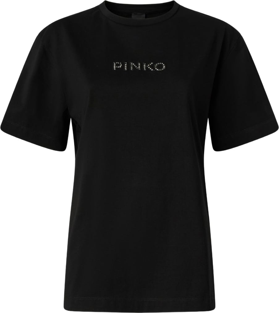 Limousine Black Strass Cotton T-Shirt