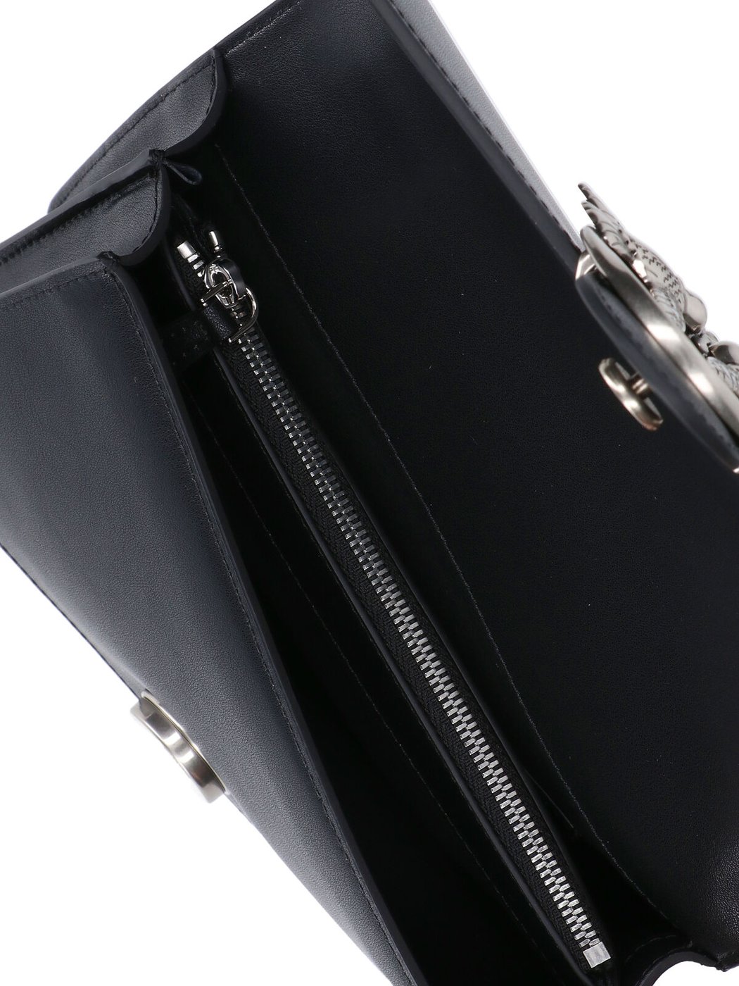 Love One Mini Black Leather Shoulder Bag