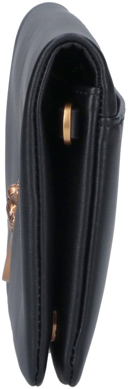 Black Leather Clutch Bag