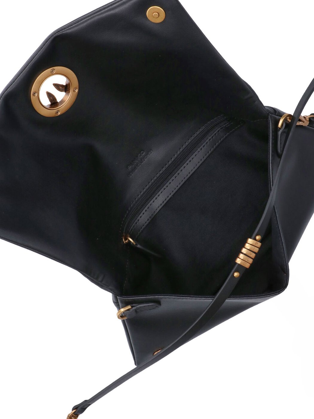 Black Leather Clutch Bag