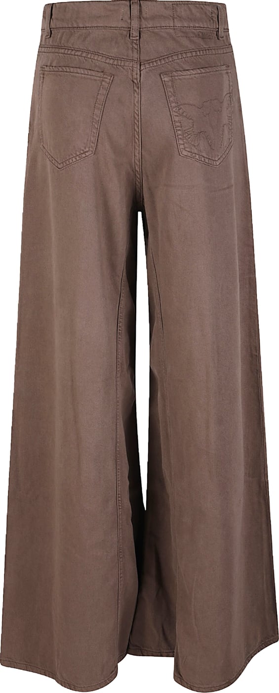 Winona Wide Leg Jeans Brown
