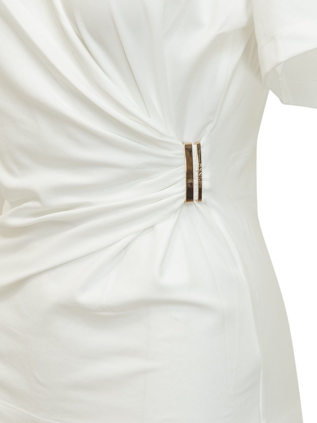T-shirt con Nodo Laterale