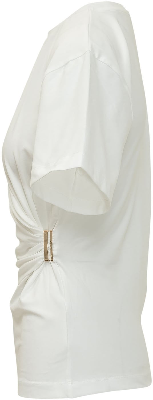T-shirt con Nodo Laterale