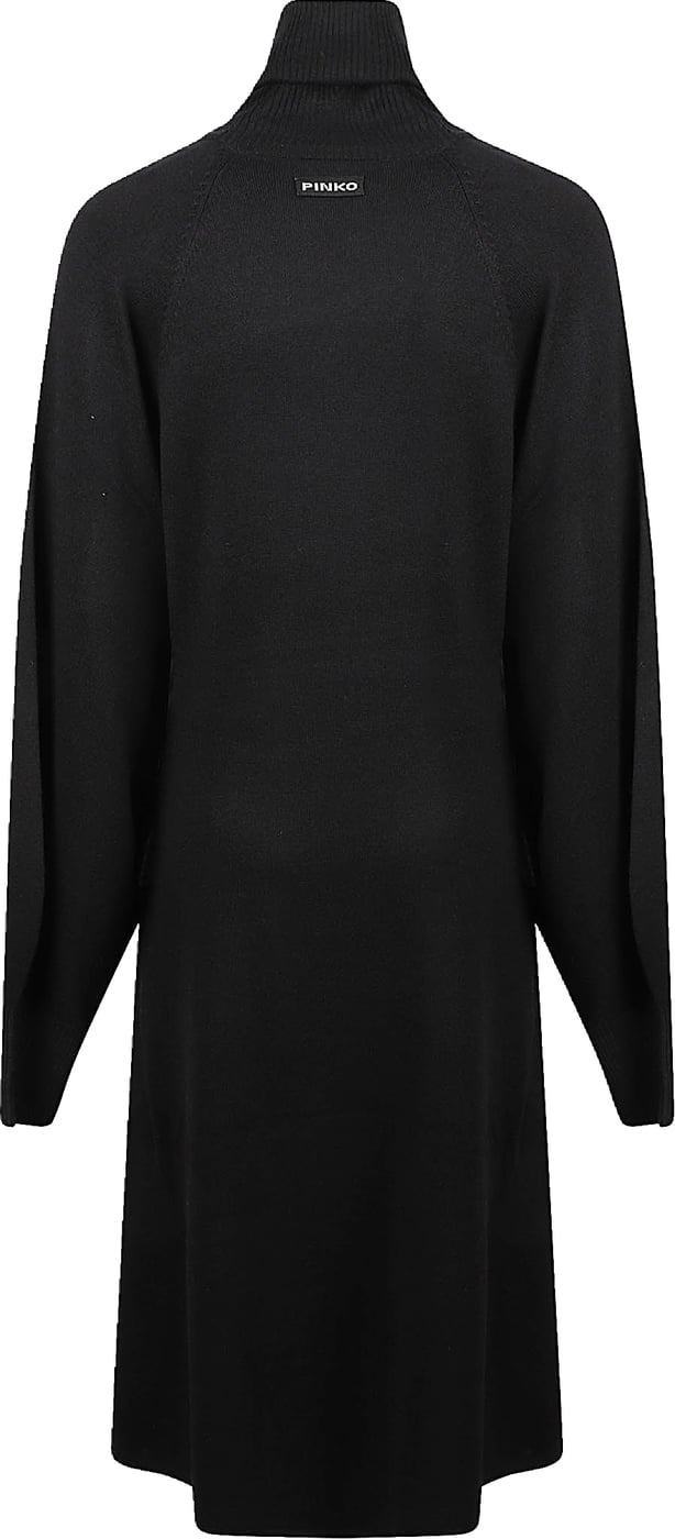 Nantes Turtle Neck Midi Dress Black