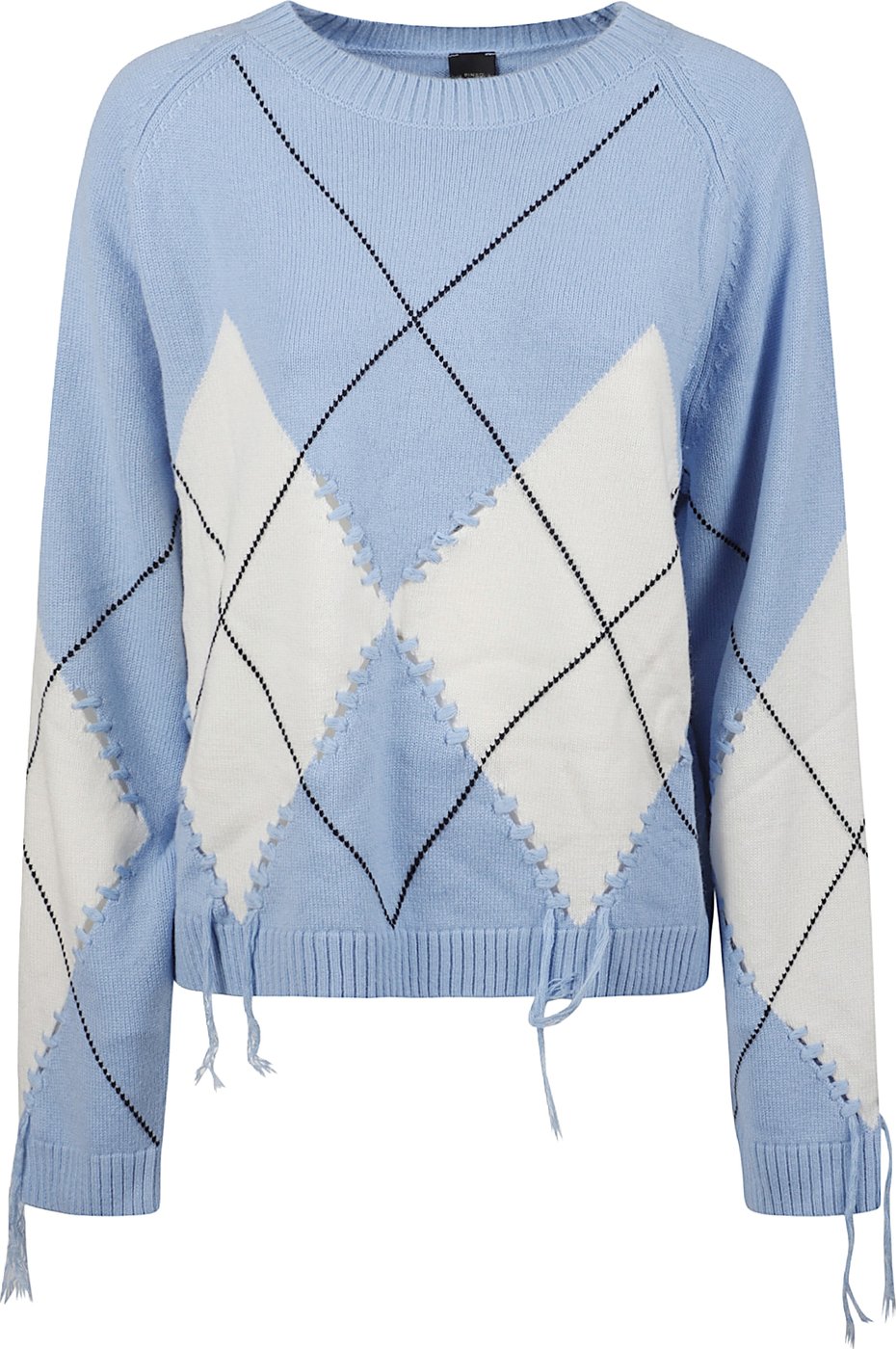 Berna Round Neck Sweater Blue