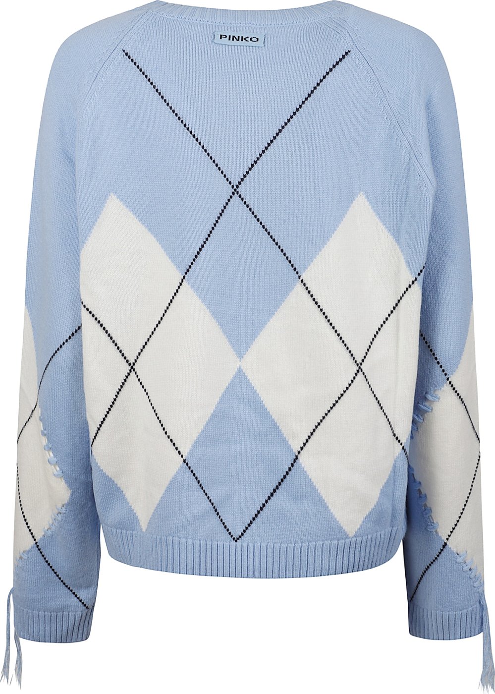 Berna Round Neck Sweater Blue