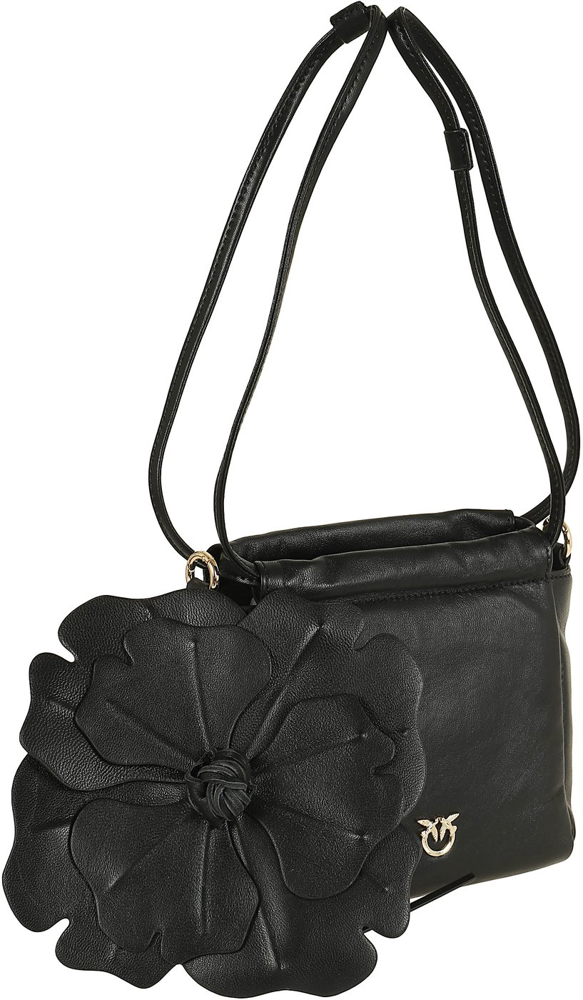 PINKO POUCH FLOWER SHEEP NAPPA