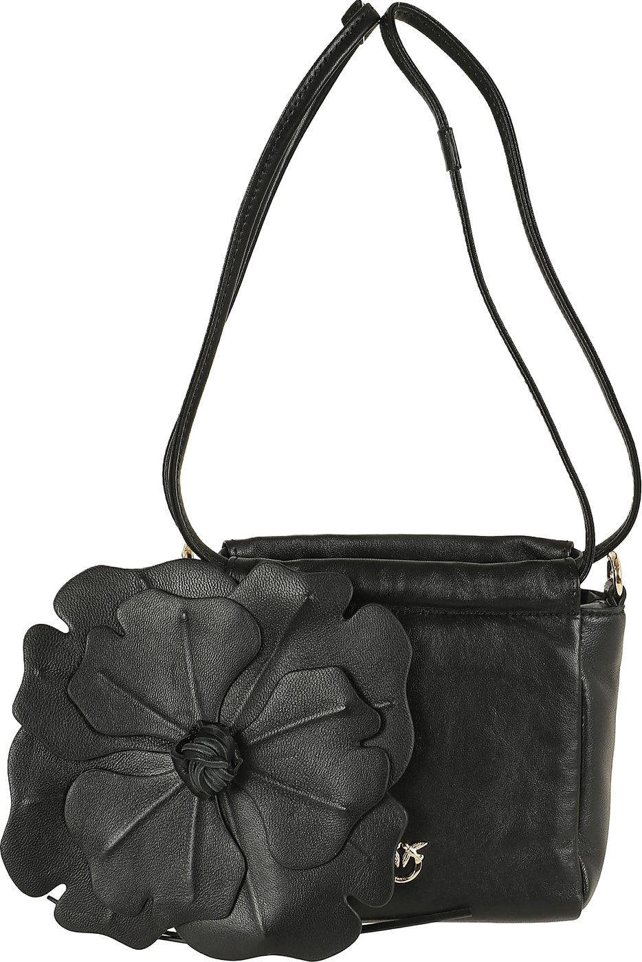PINKO POUCH FLOWER SHEEP NAPPA