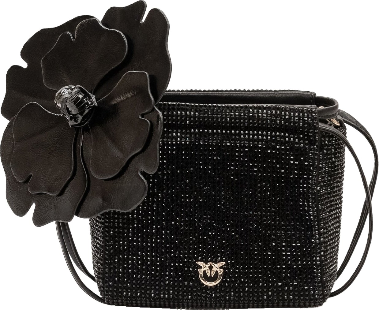Pochette Flower con Strass