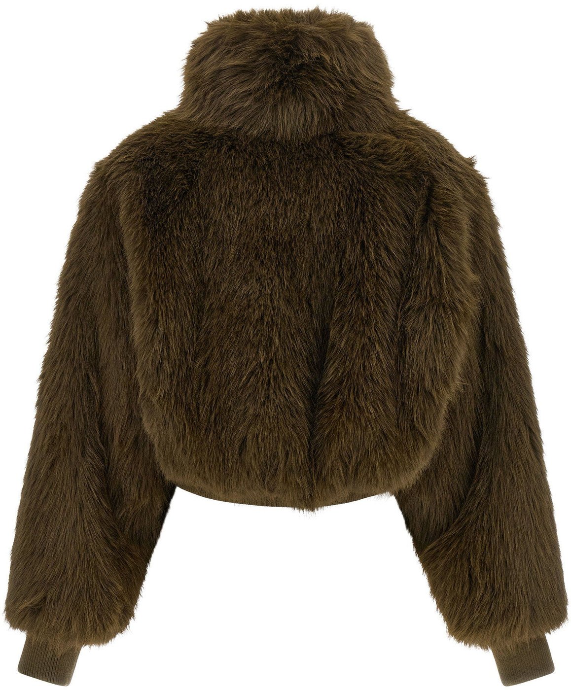 Pinko Bomber Jacket With Fur Inserts