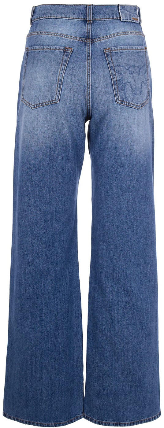 Wide Leg Jeans in Soft Denim