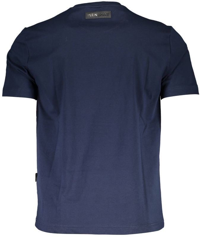 Plein Sport Blue Cotton Men T-Shirt