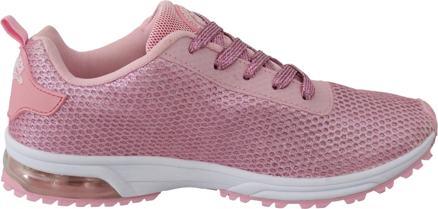 Plein Sport Pink Blush Polyester Gretel Sneakers Shoes