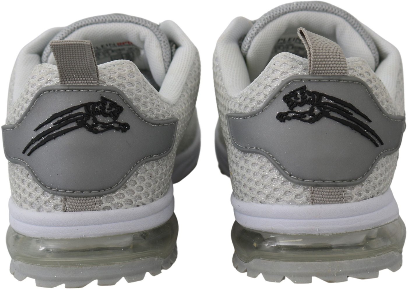 Plein Sport Silver Polyester Gretel Sneakers Shoes