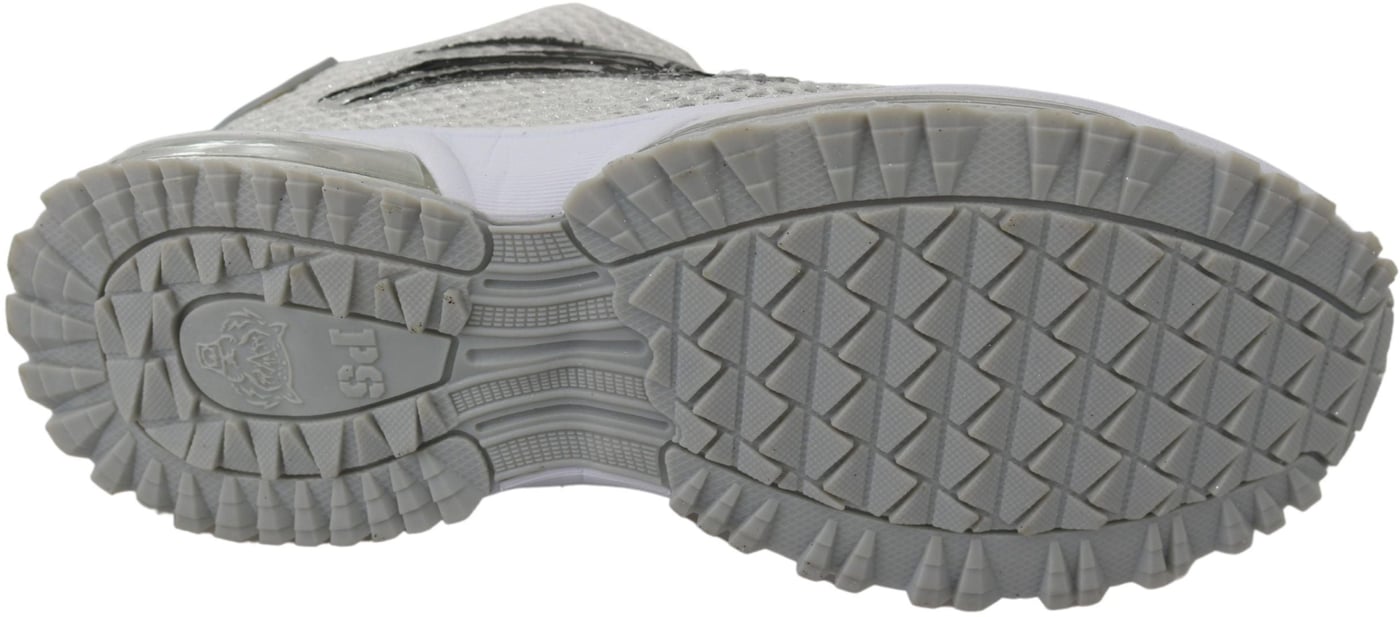 Plein Sport Silver Polyester Gretel Sneakers Shoes