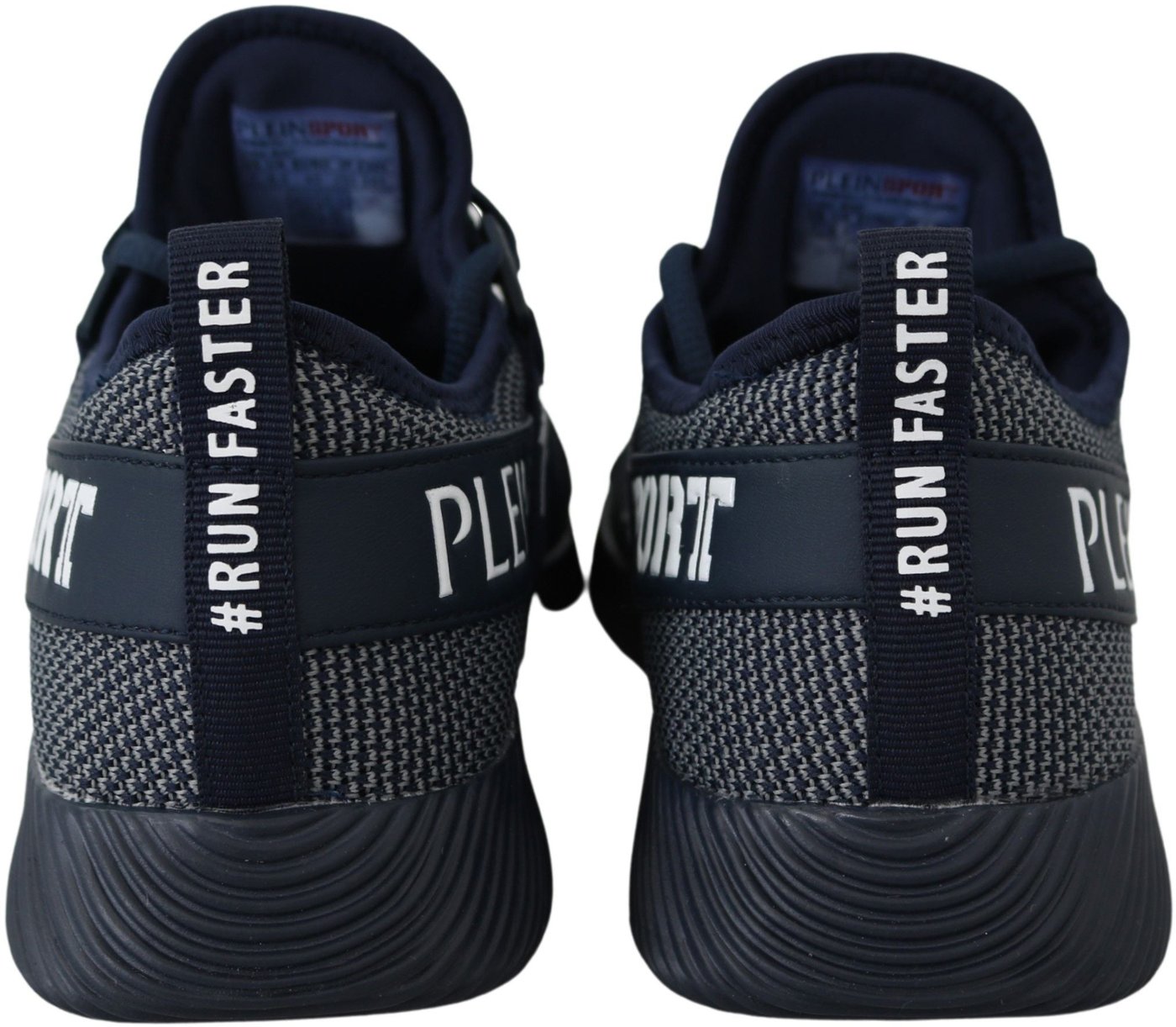 Plein Sport Blue Indaco Polyester Carter Sneakers Shoes