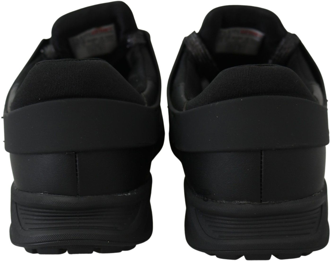 Plein Sport Black Polyester Runner Beth Sneakers Shoes