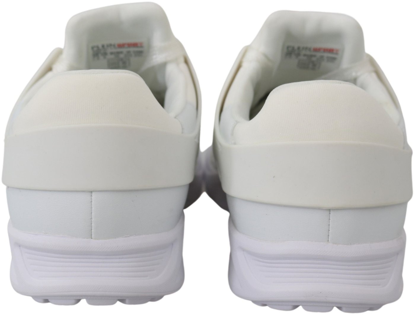 Plein Sport White Polyester Runner Beth Sneakers Shoes