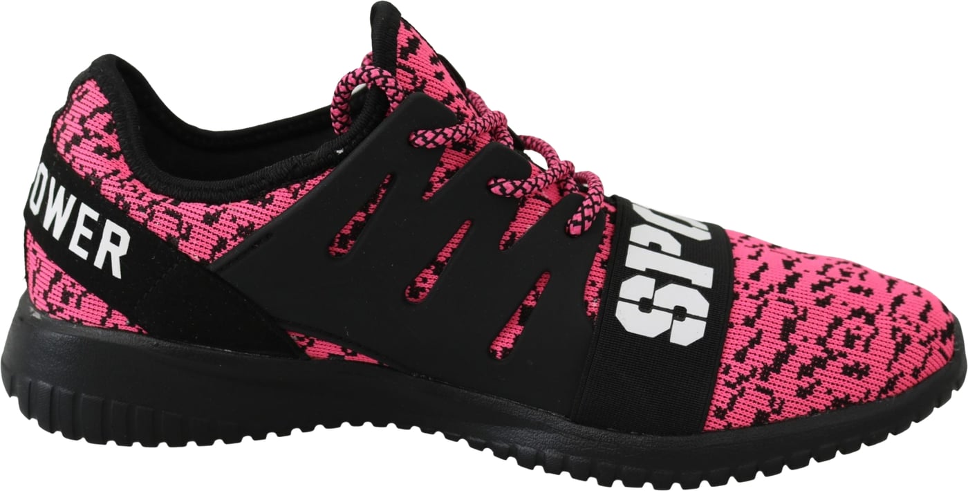 Plein Sport Pink Blush Polyester Runner Joice Sneakers Shoes