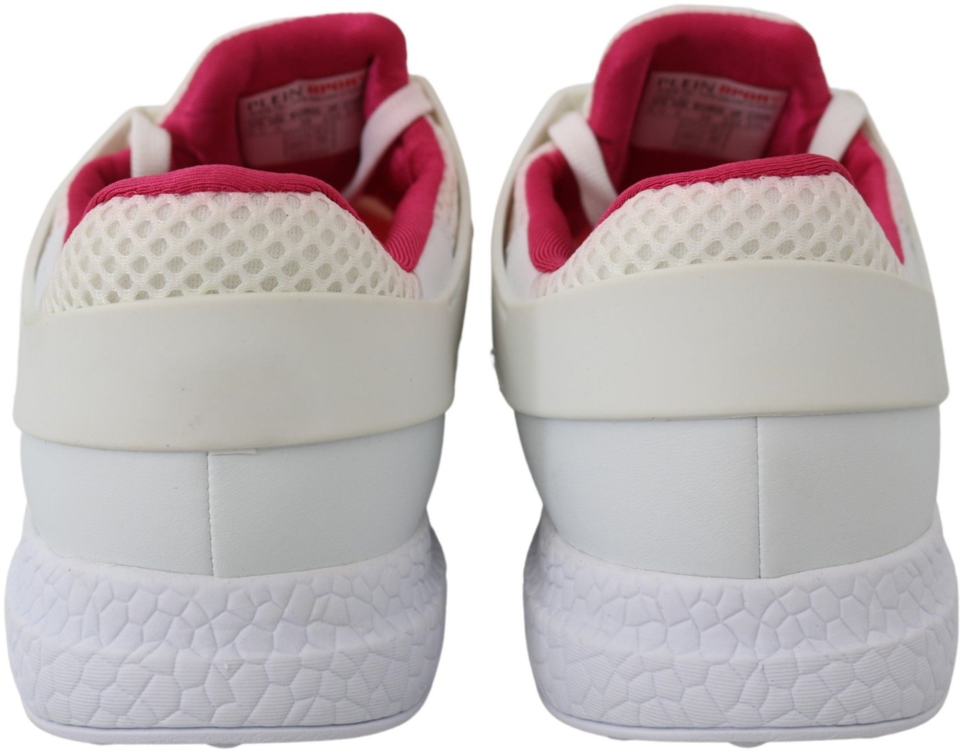 Plein Sport White Polyester Runner Becky Sneakers Shoes