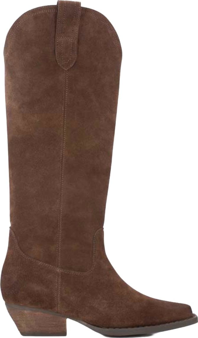 PS Poelman Dana laarzen dark brown
