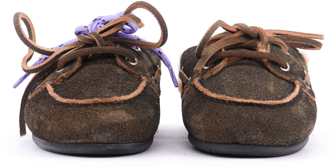 Boat Mule Fur Brushed Suede Daytona Grey