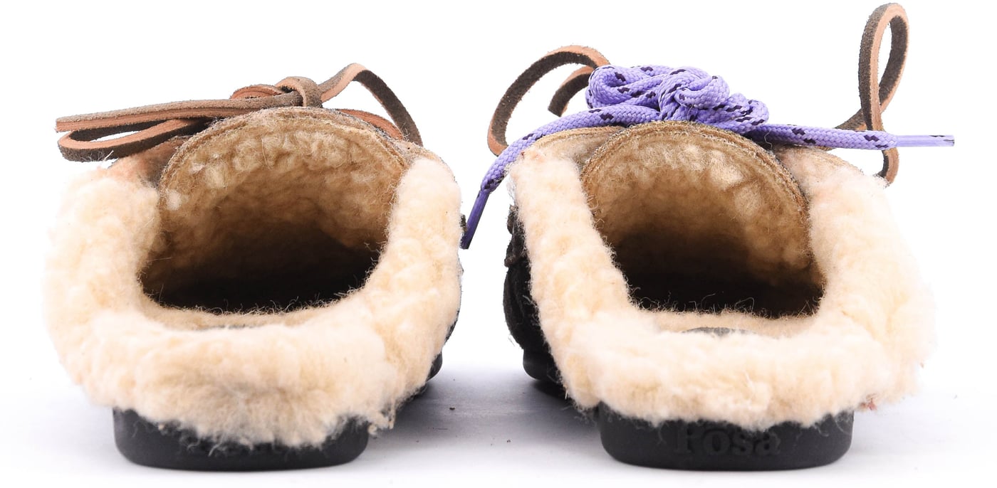 Boat Mule Fur Brushed Suede Daytona Grey