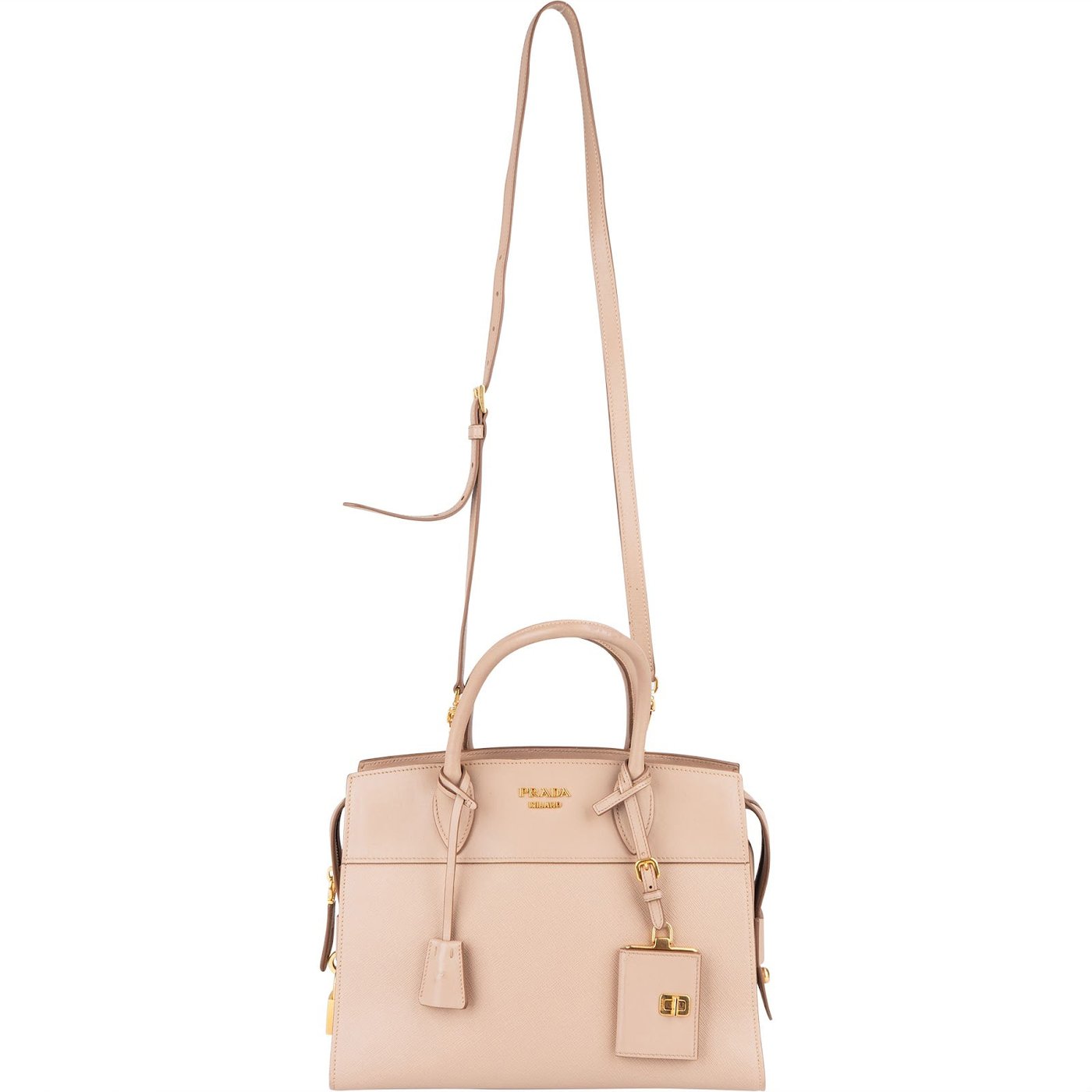 Prada Saffiano Leather Mano Galleria Handbag