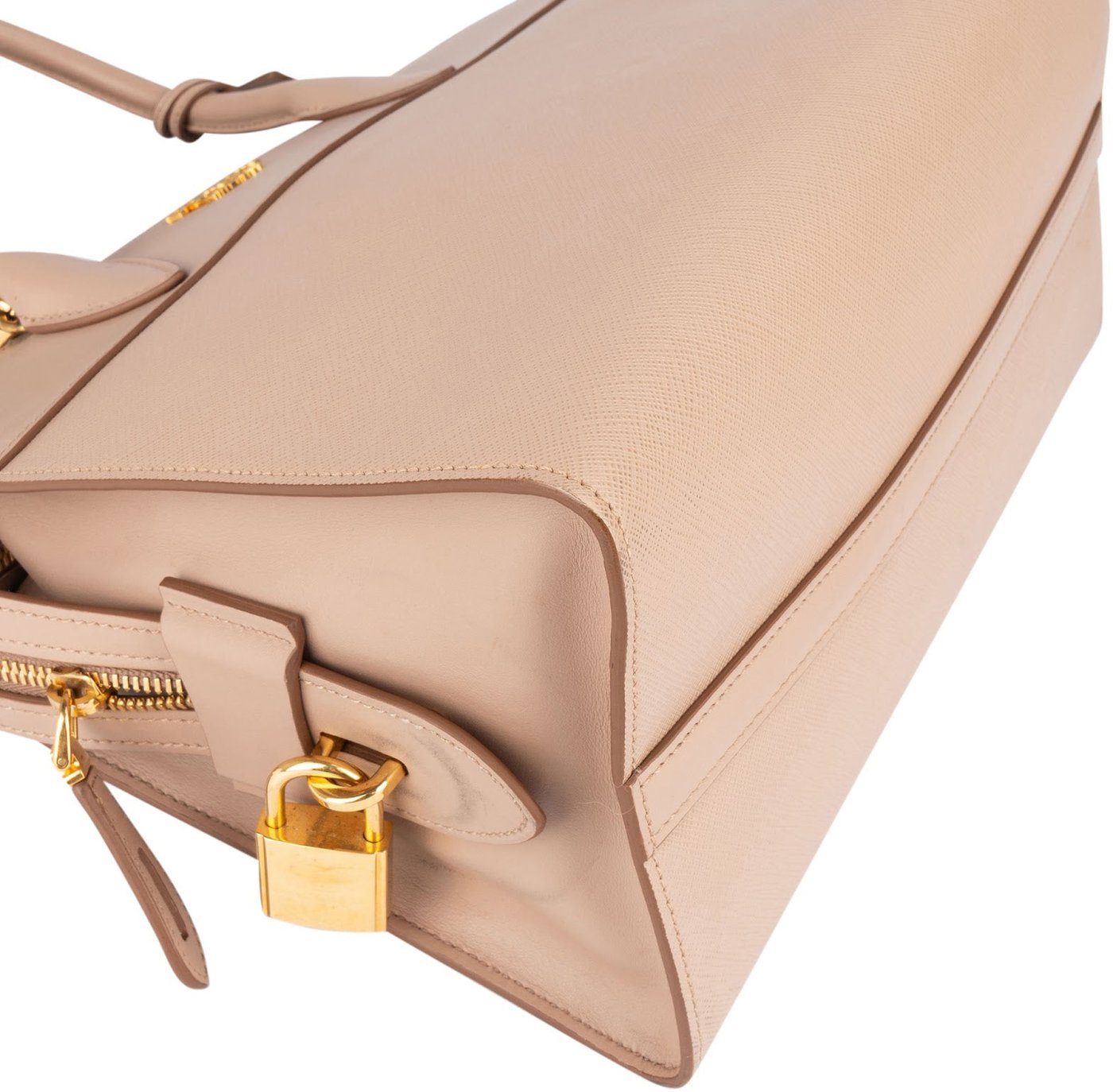 Prada Saffiano Leather Mano Galleria Handbag