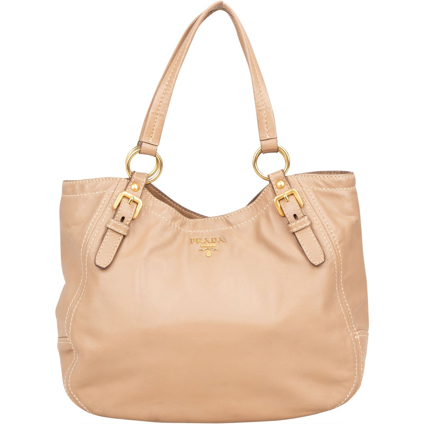 Prada Vitello Daino Leather Shoulder Bag