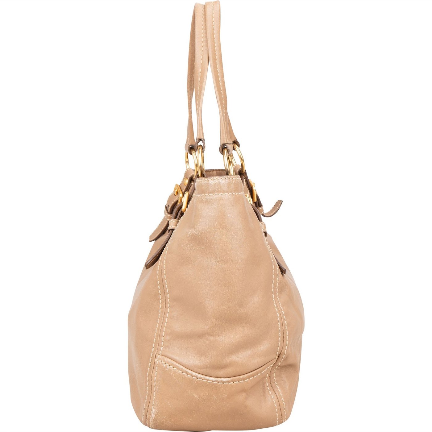 Prada Vitello Daino Leather Shoulder Bag