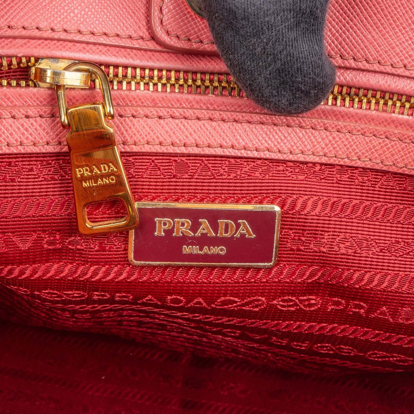 Prada Saffiano Leather Galleria Handbag