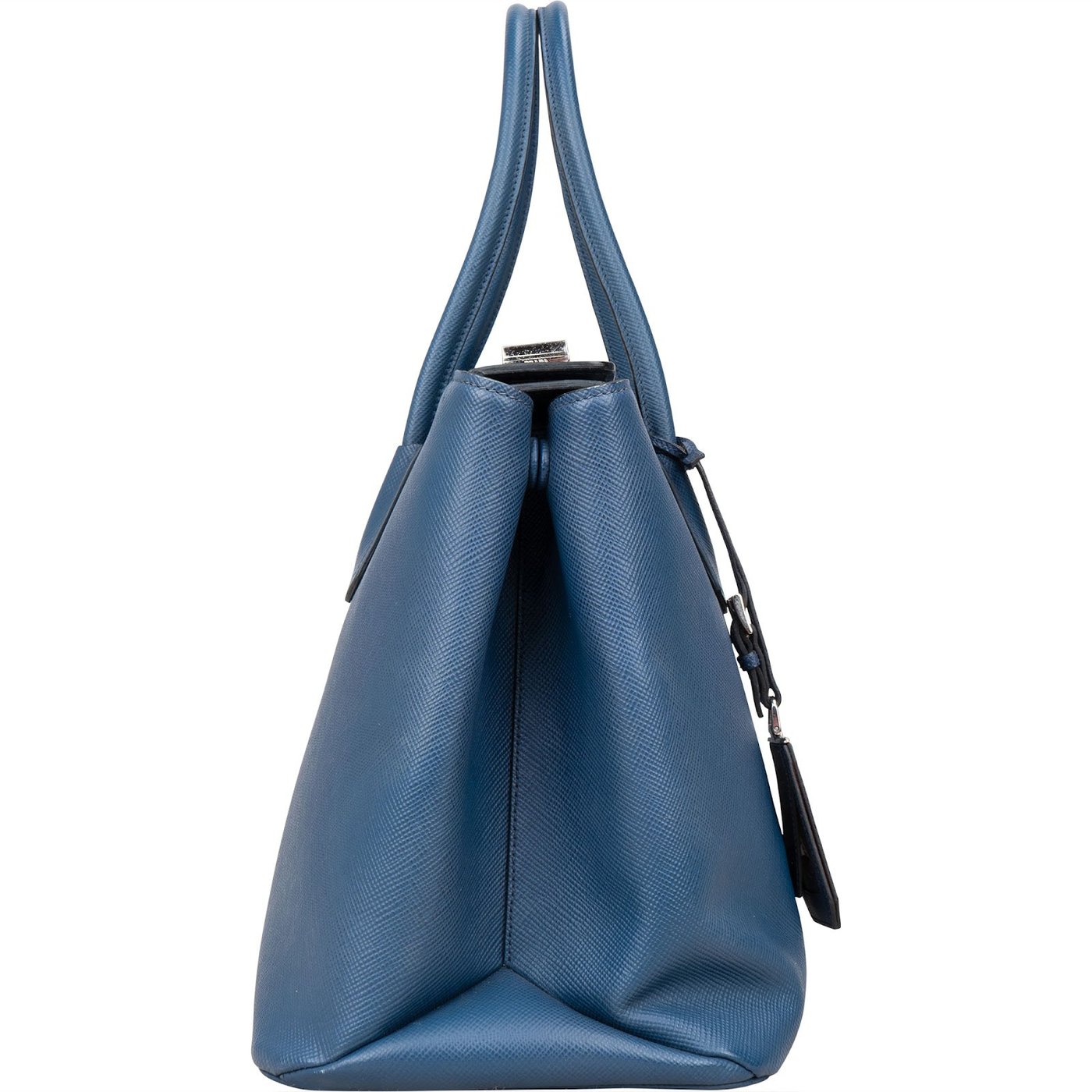 Prada Saffiano Leather Galleria Turnlock Double Handbag