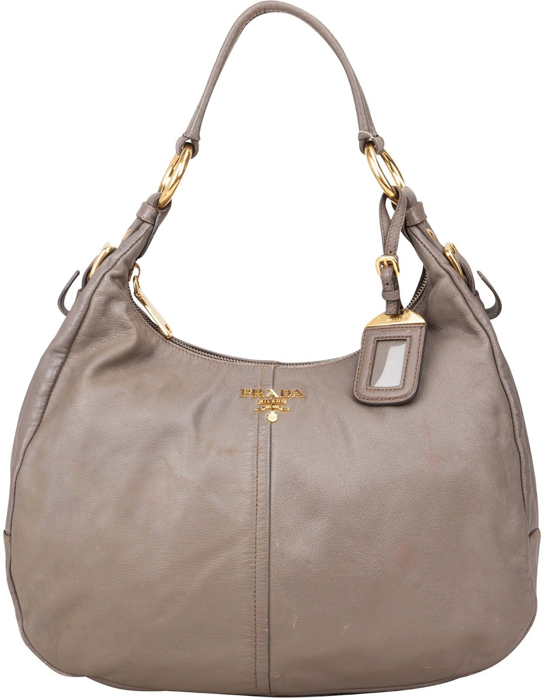 Prada Vitello Daino Hobo Shoulder Bag