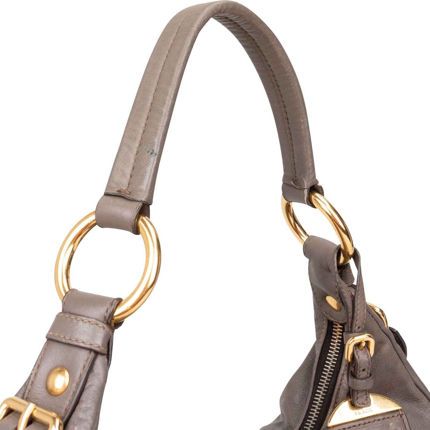 Prada Vitello Daino Hobo Shoulder Bag
